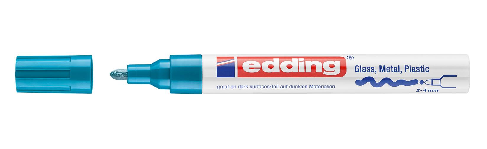 EDDING Paint marker E-750 2-4mm svetlo plavi