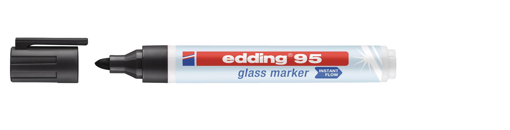 Selected image for EDDING Zaobljeni marker za staklenu tablu E-95 1.5-3mm crni