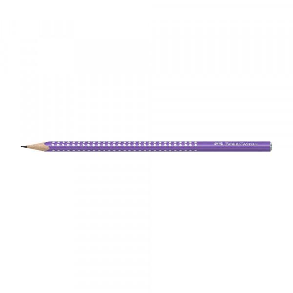 FABER CASTELL Grafitna olovka Grip Sparkle Pearl HB ljubičasta