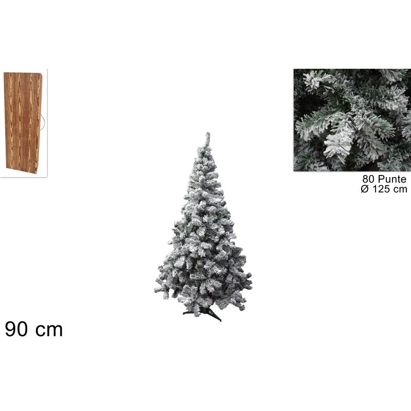 Selected image for Novogodišnja jelka sa snegom 90 cm RO010844 zeleno-bela
