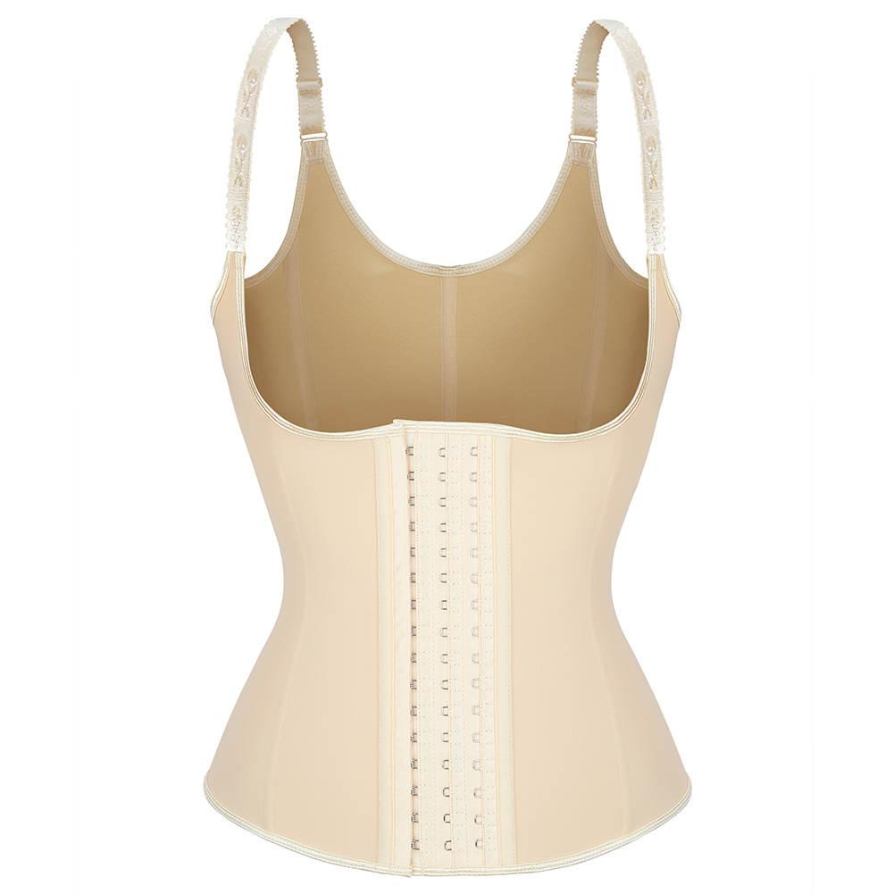 CICIN Korset steznik sa bratelama sa 9 čeličnih žica latex bež