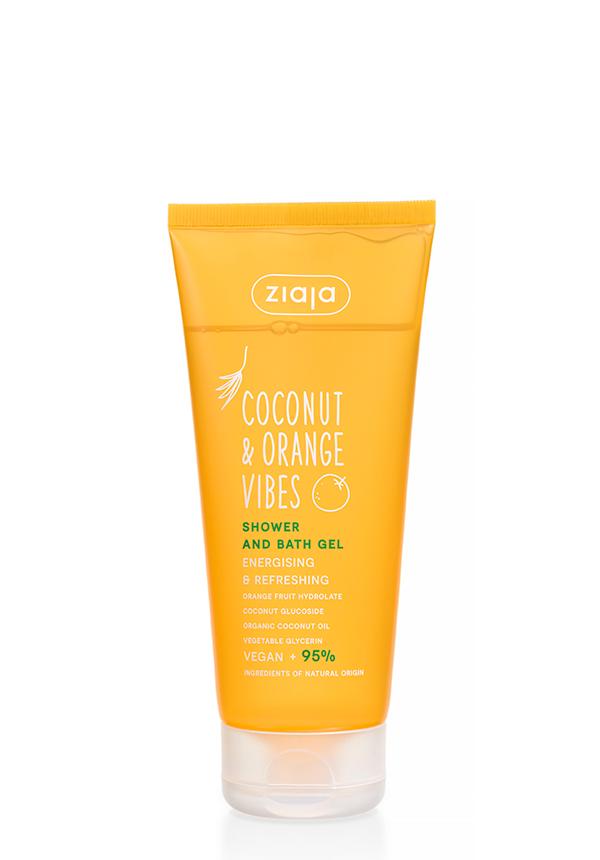ZIAJA Gel za tuširanje Coconut & orange, 200 ml