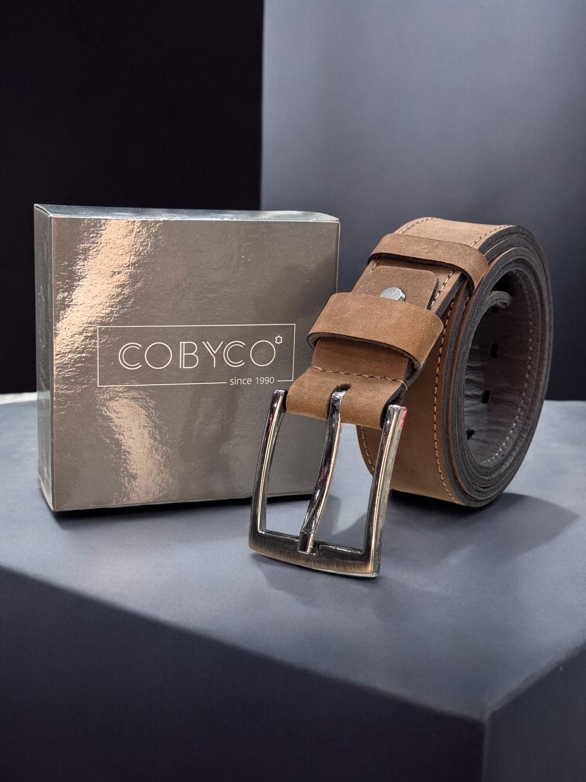 Cobyco Ručno pravljeni kaiš, Kožni, Braon