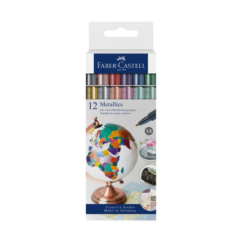 Selected image for FABER CASTELL Set flomastera Metallics 12/1 160713