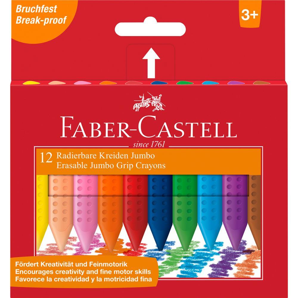 Selected image for FABER CASTELL Set voštanih boja GRIP JUMBO 12/1 122540