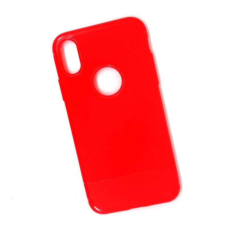 Maska za mobilni telefon Apple iPhone X/XS, TPU, Crvena