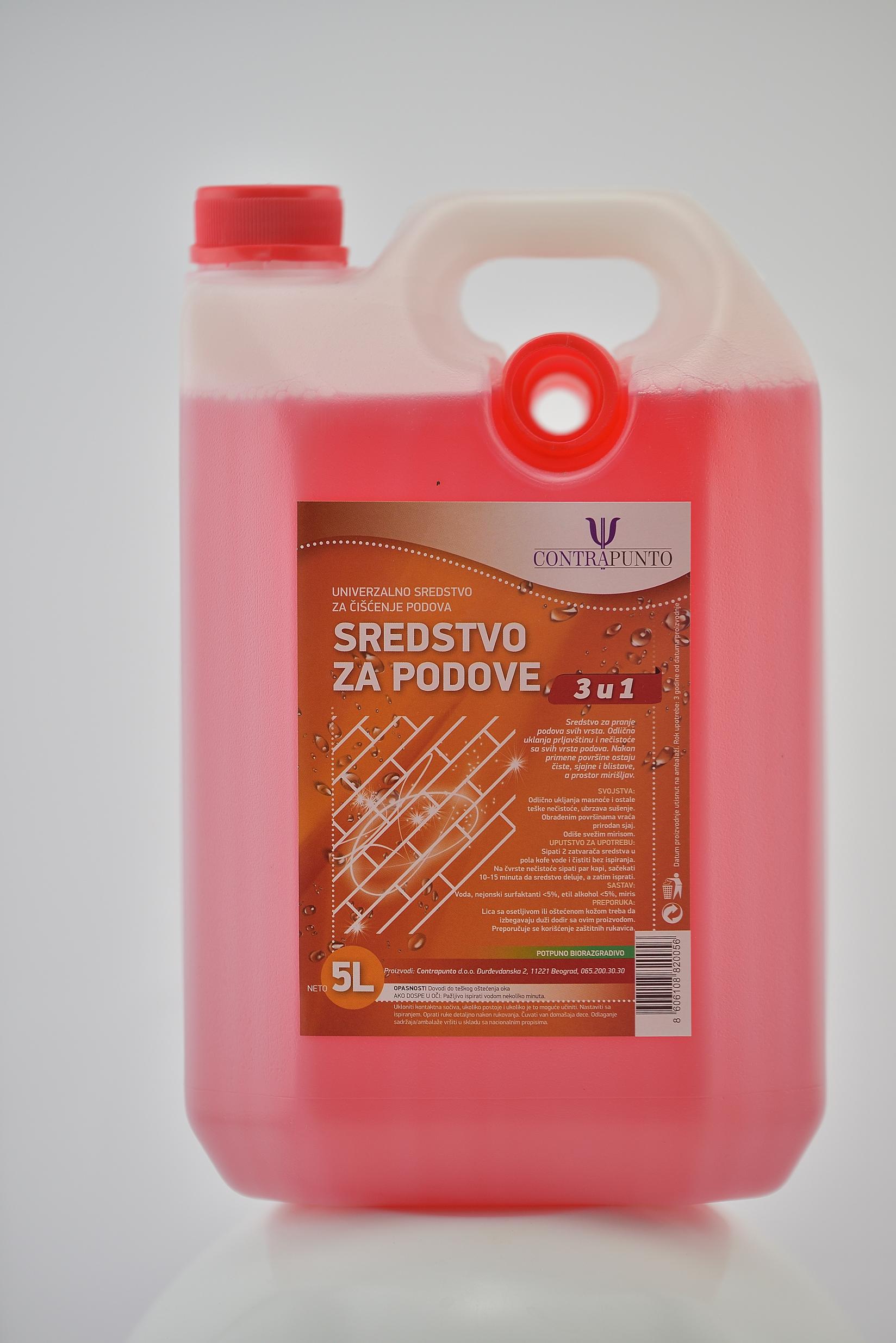 Contrapunto Sredstvo za pranje podova 3u1, 5l