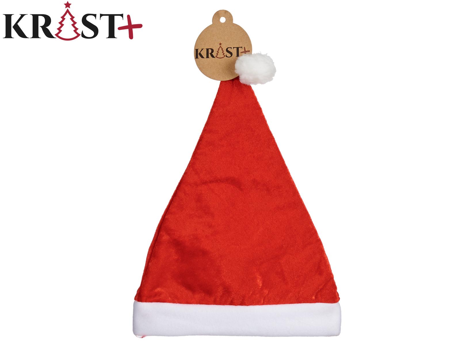 KRIST+ Novogodišnja kapa M crvena