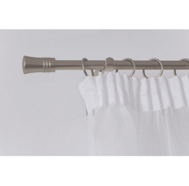 SENSE HOME Teleskopska garnišna za zavese zvono 120-210 cm hrom