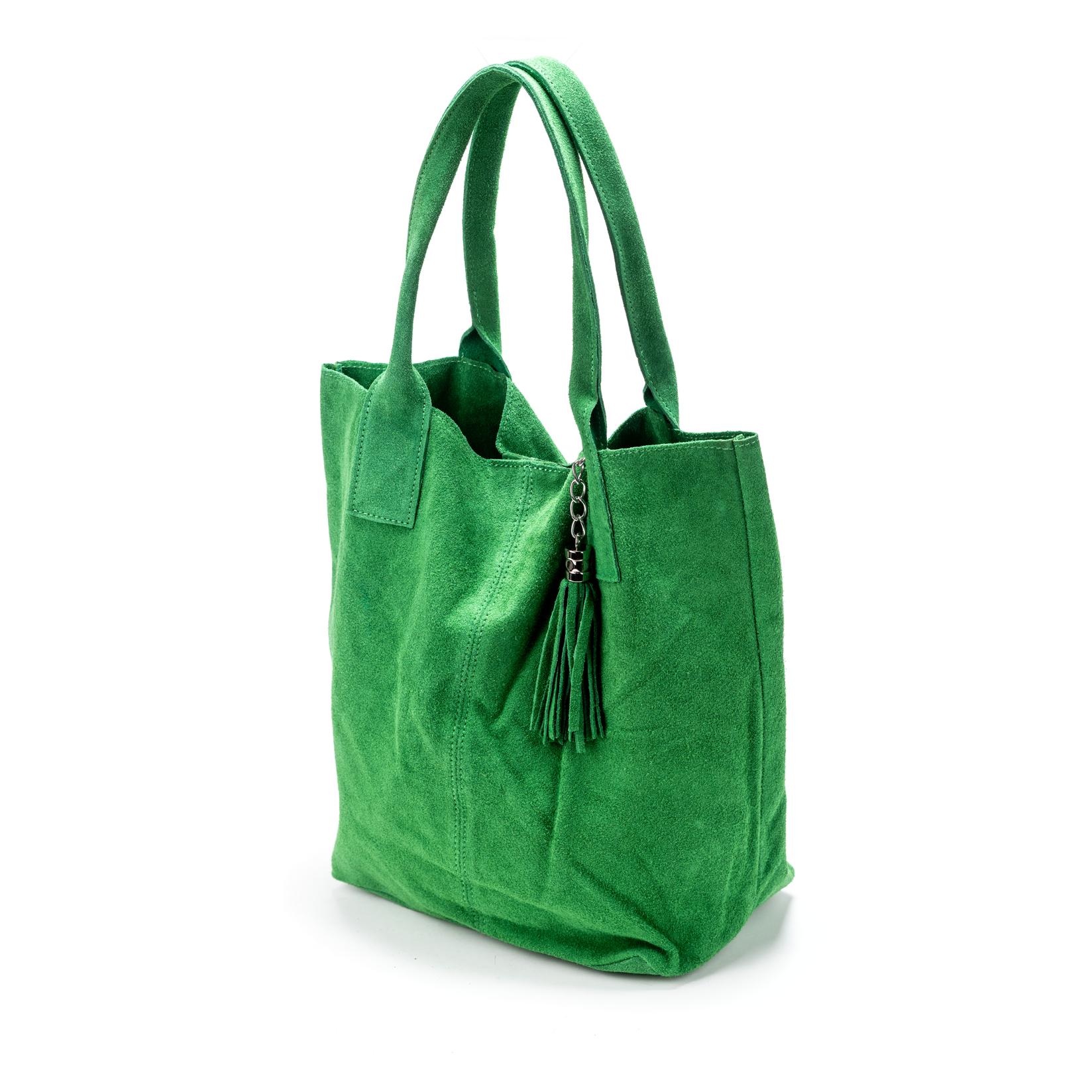 Claudia Ženska kožna torba 55C152, Zelena