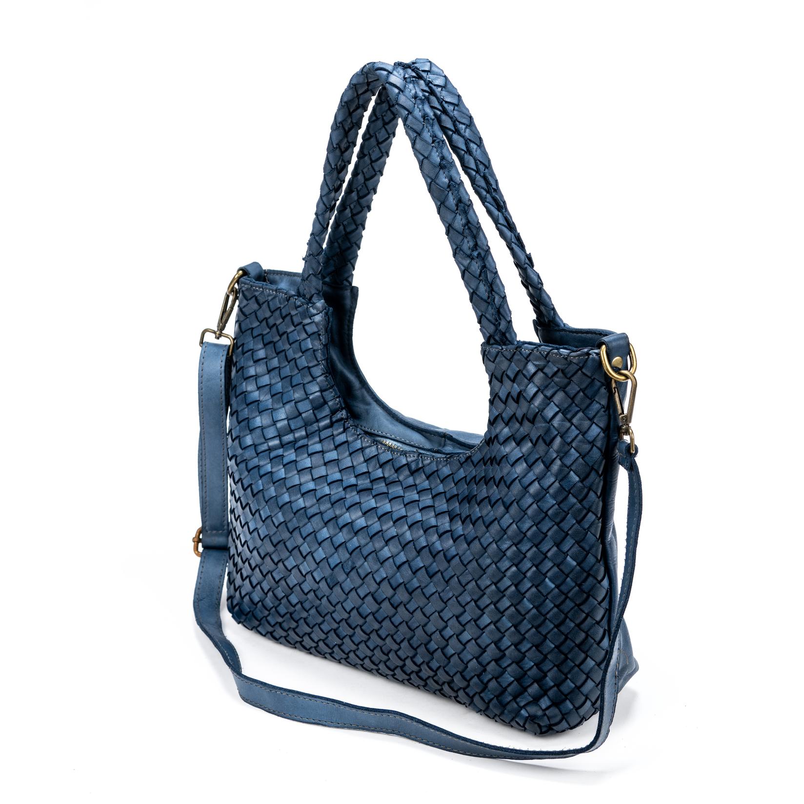 Claudia Ženska kožna torba 9006, Tamnoplava