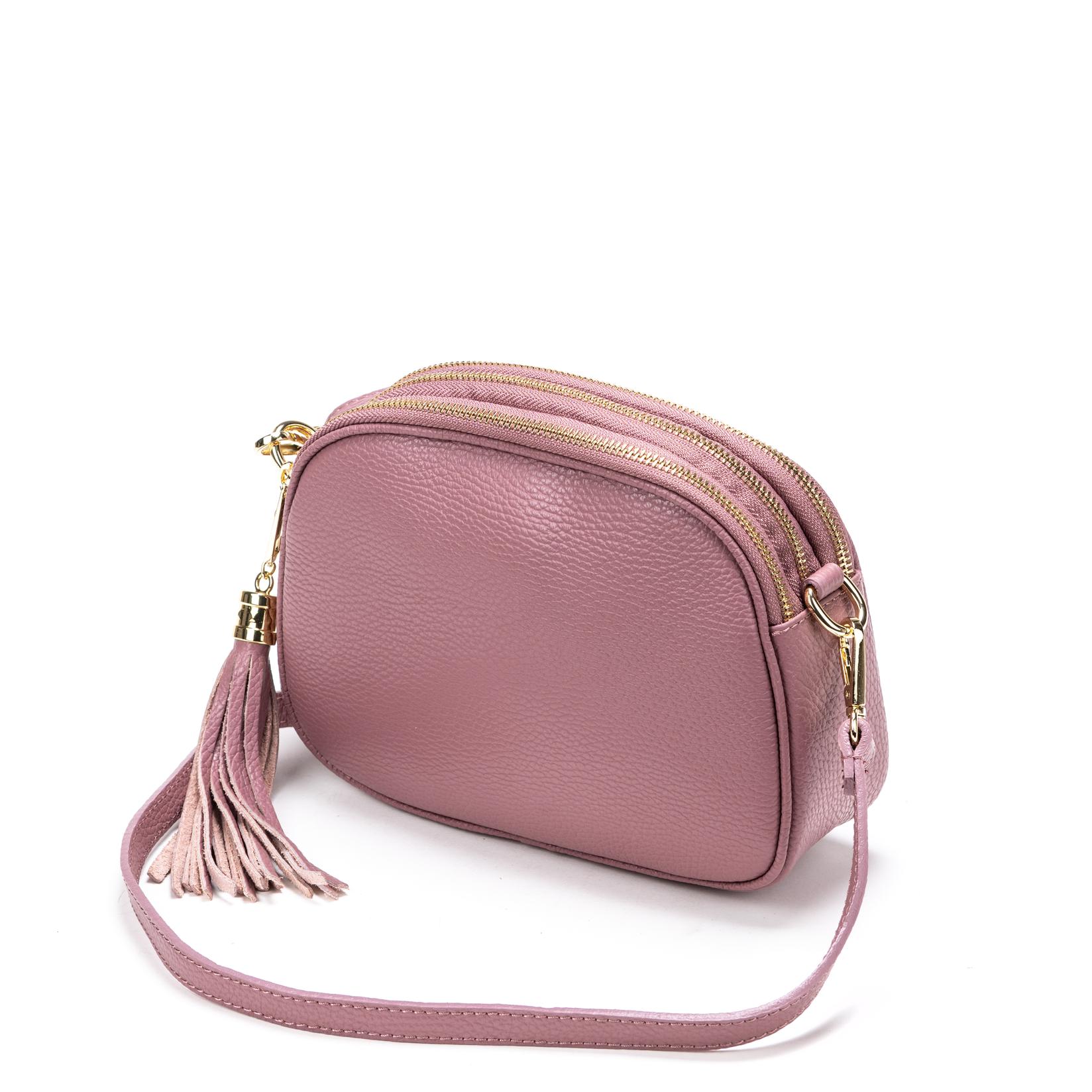 Claudia Ženska kožna torba 3288, Roze