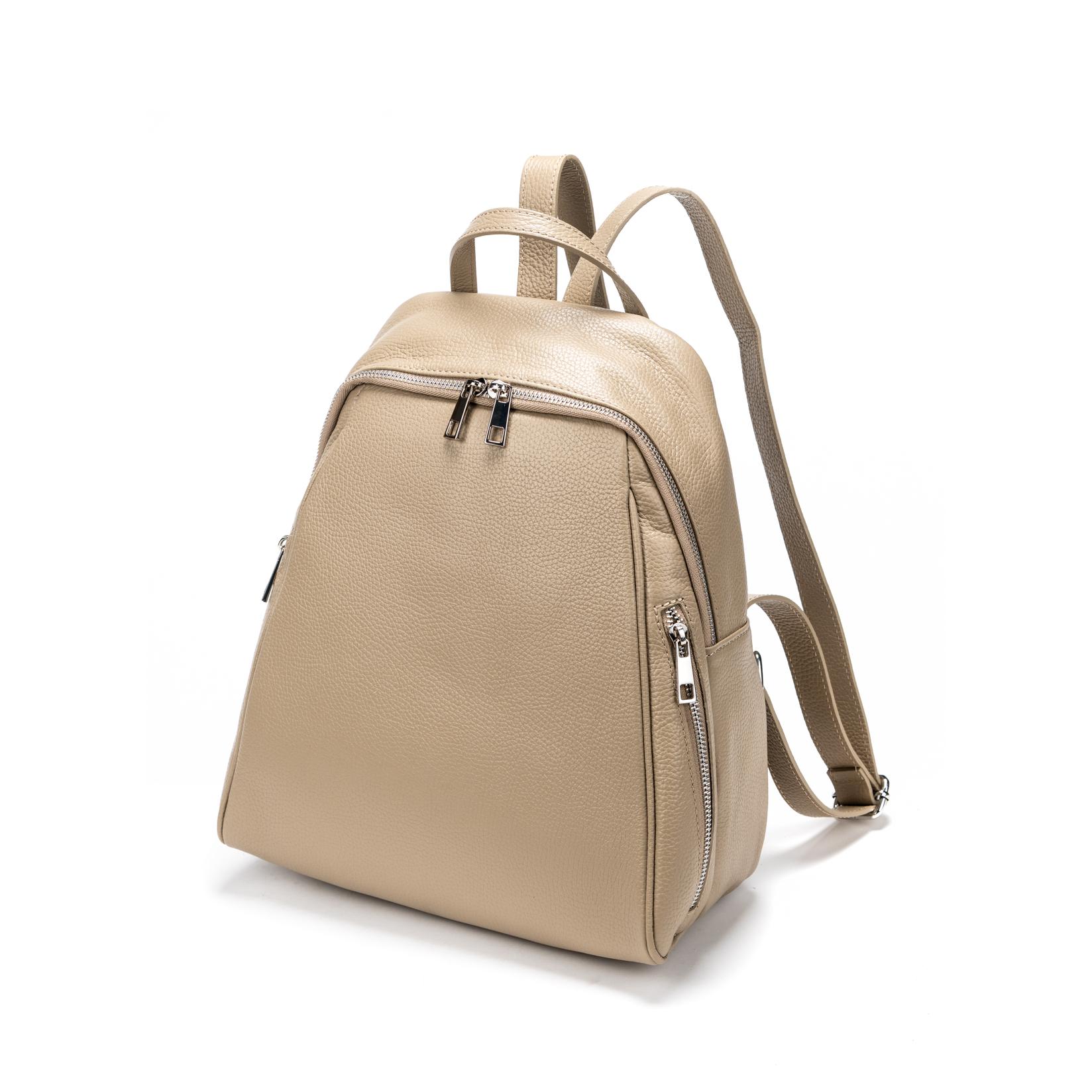 Claudia Zenski kožni ranac 55C300, Krem