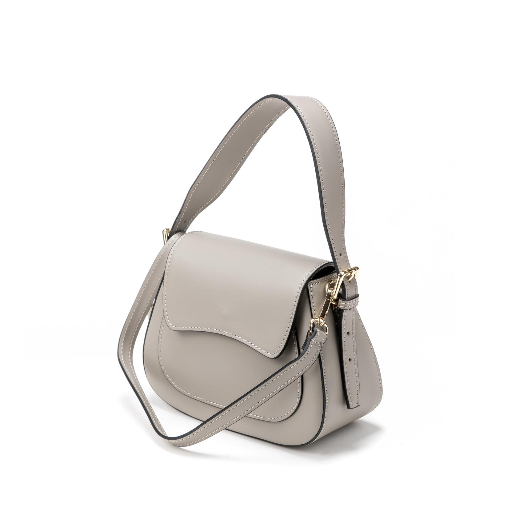 Claudia Ženska kožna torba 3573, Siva