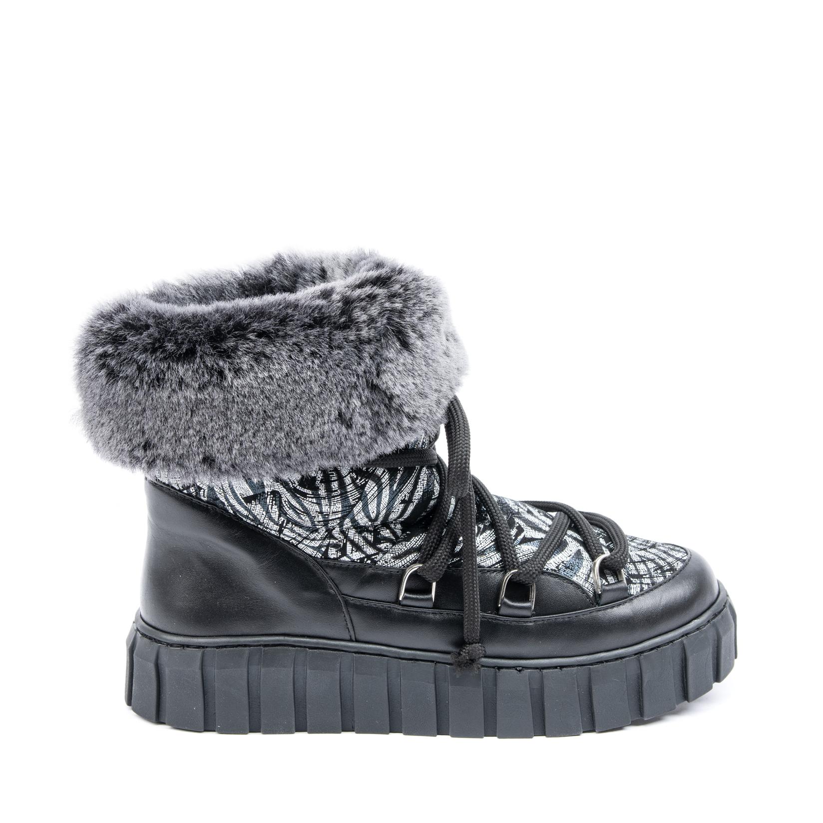 Nemca Ženske čizme 0412034, Crno-bele