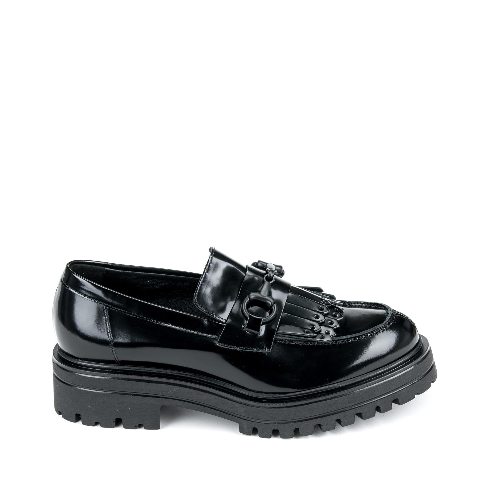 Movimenti Ženske mokasine 7604, Crne