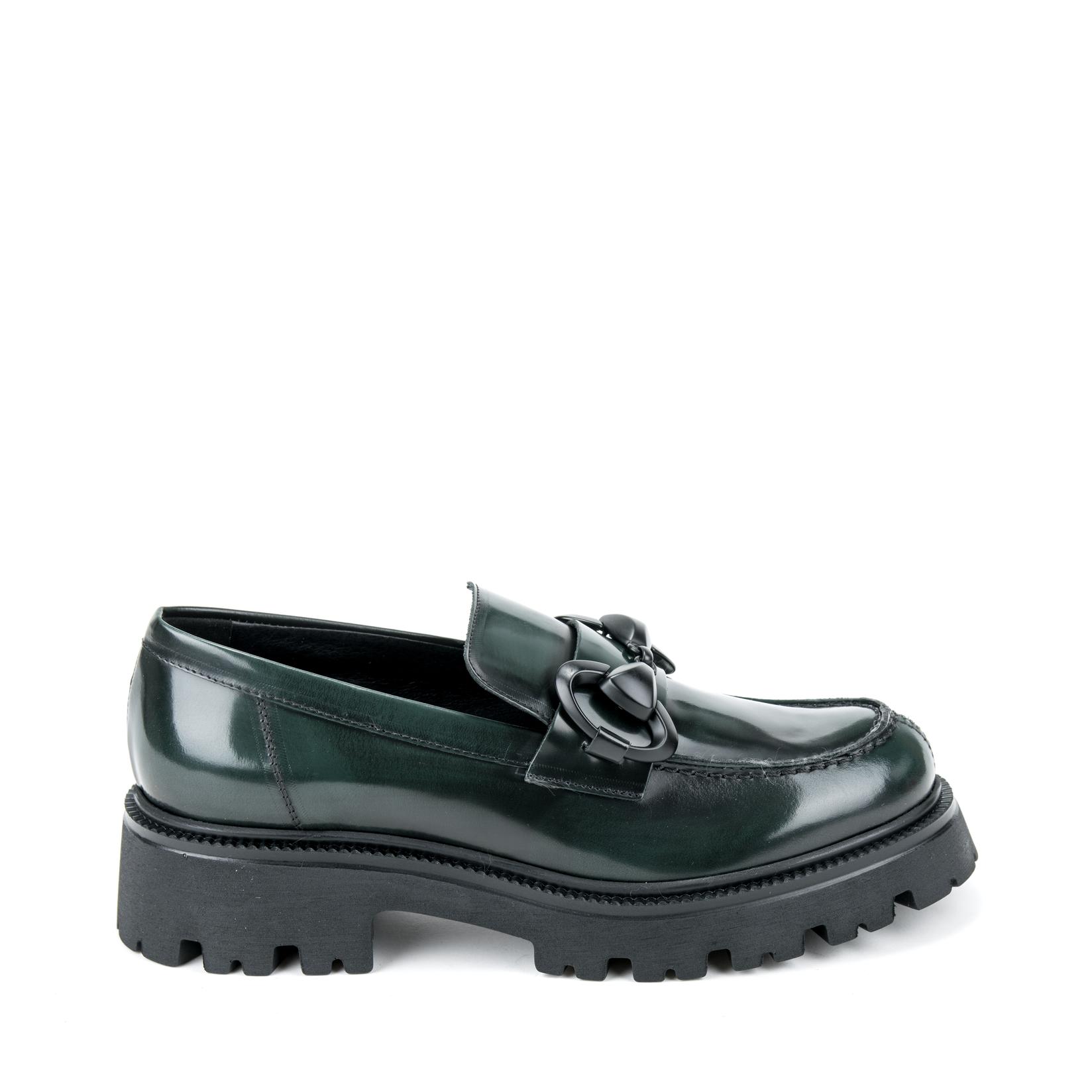 Movimenti Ženske mokasine 7615, Zelene