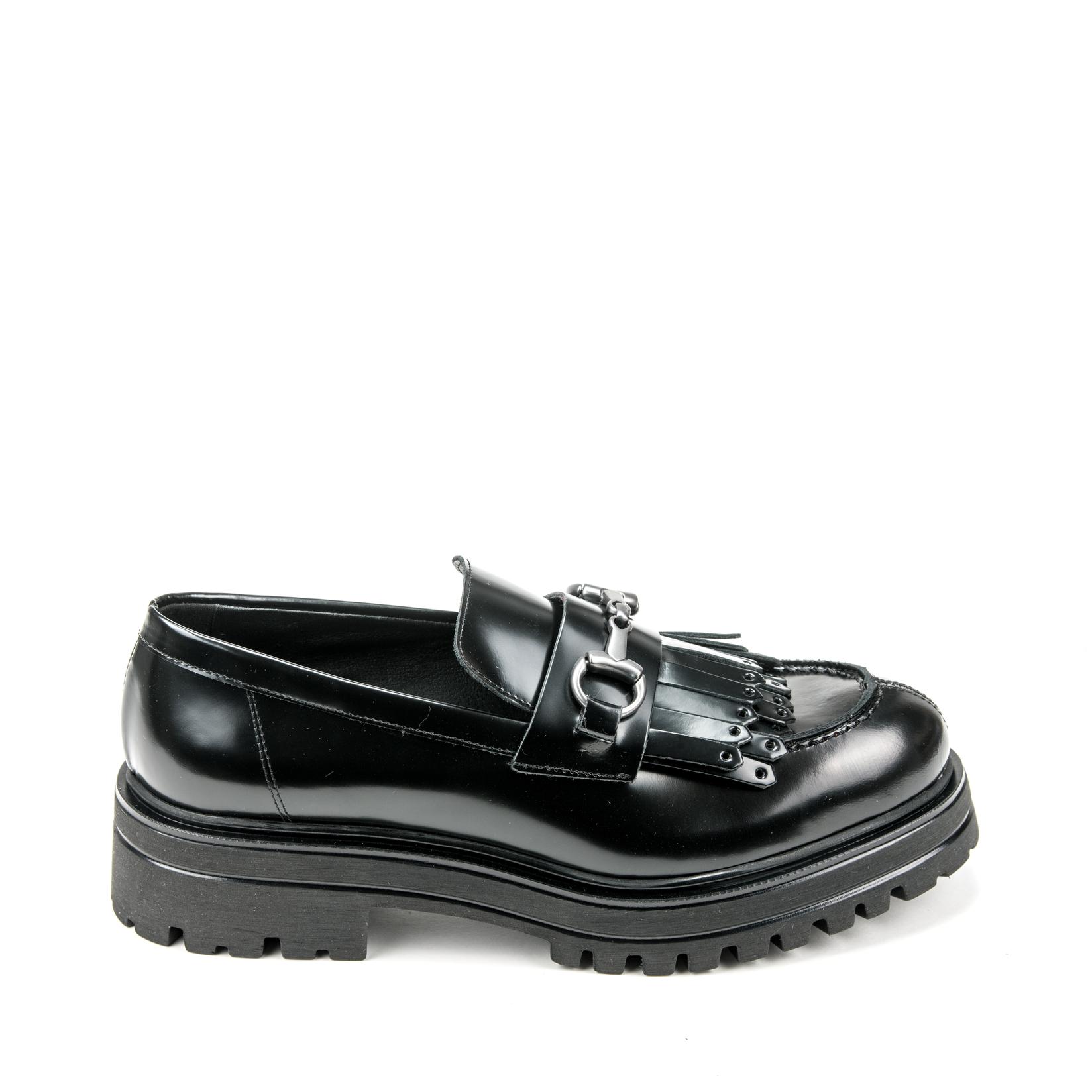 Movimenti Ženske mokasine 7604, Crne