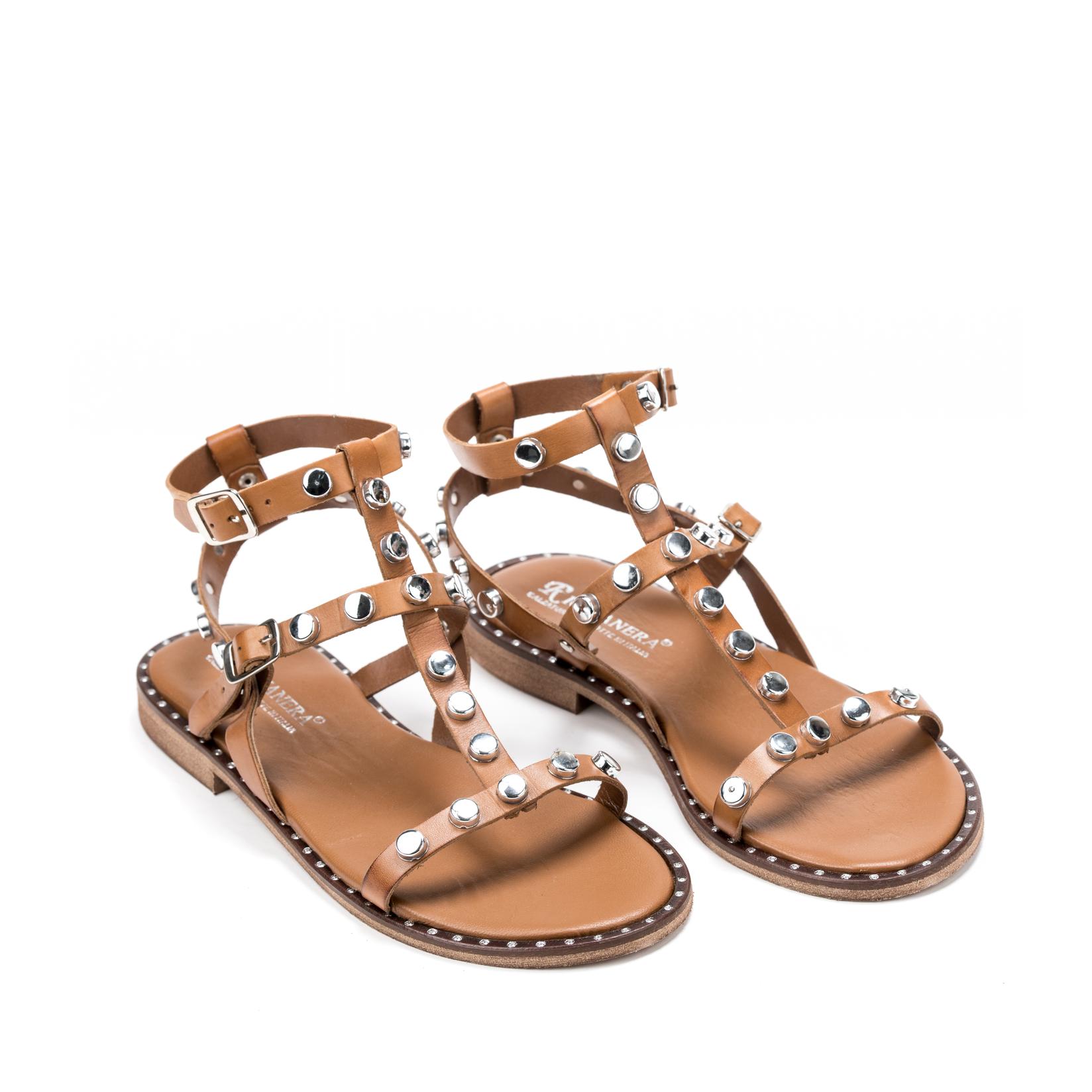 Riccianera Ženske sandale 043, Smeđe