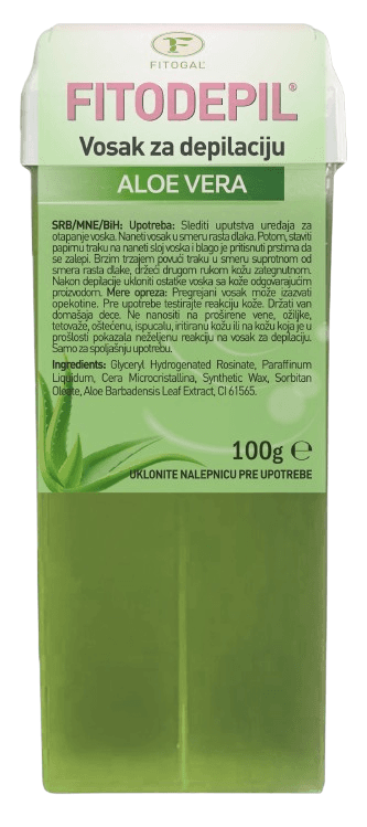 FITODEPIL Vosak za depilaciju Aloe vera, 100g