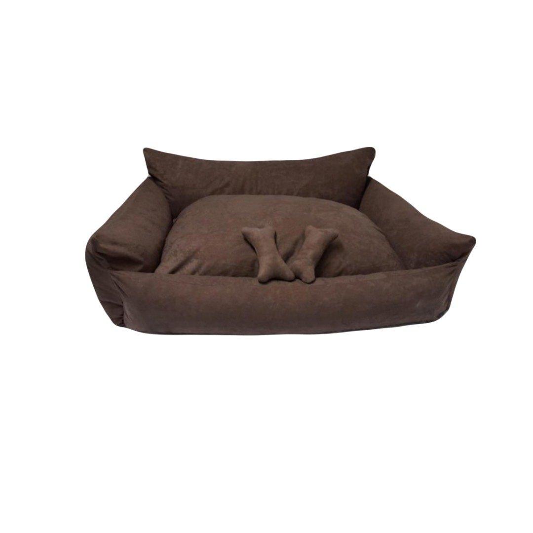 SPOTT PET Fotelja za kućne ljubimce, 130/70 3XL, Mikrofiber štof i memori pena, Braon