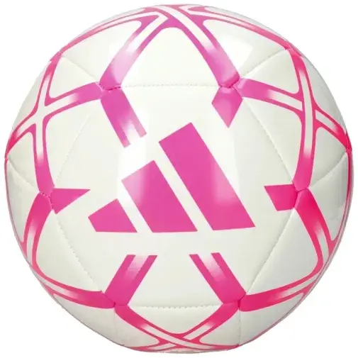 Adidas fudbalska lopta Starlanser CLB, belo-roze