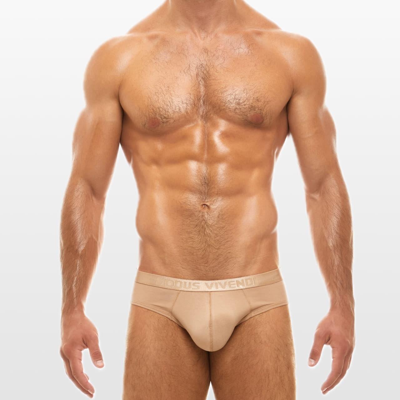 Modus Vivendi Muške slip gaće Skin sa antibakterijskom obradom, Bež