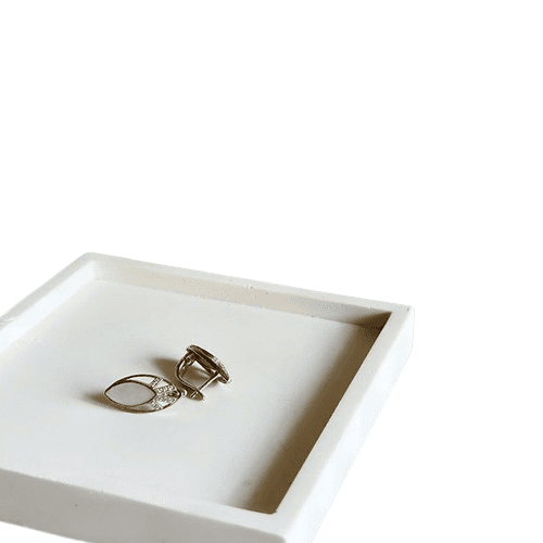 Marfeja Gift Shop Podmetač Kvadrat, Beli