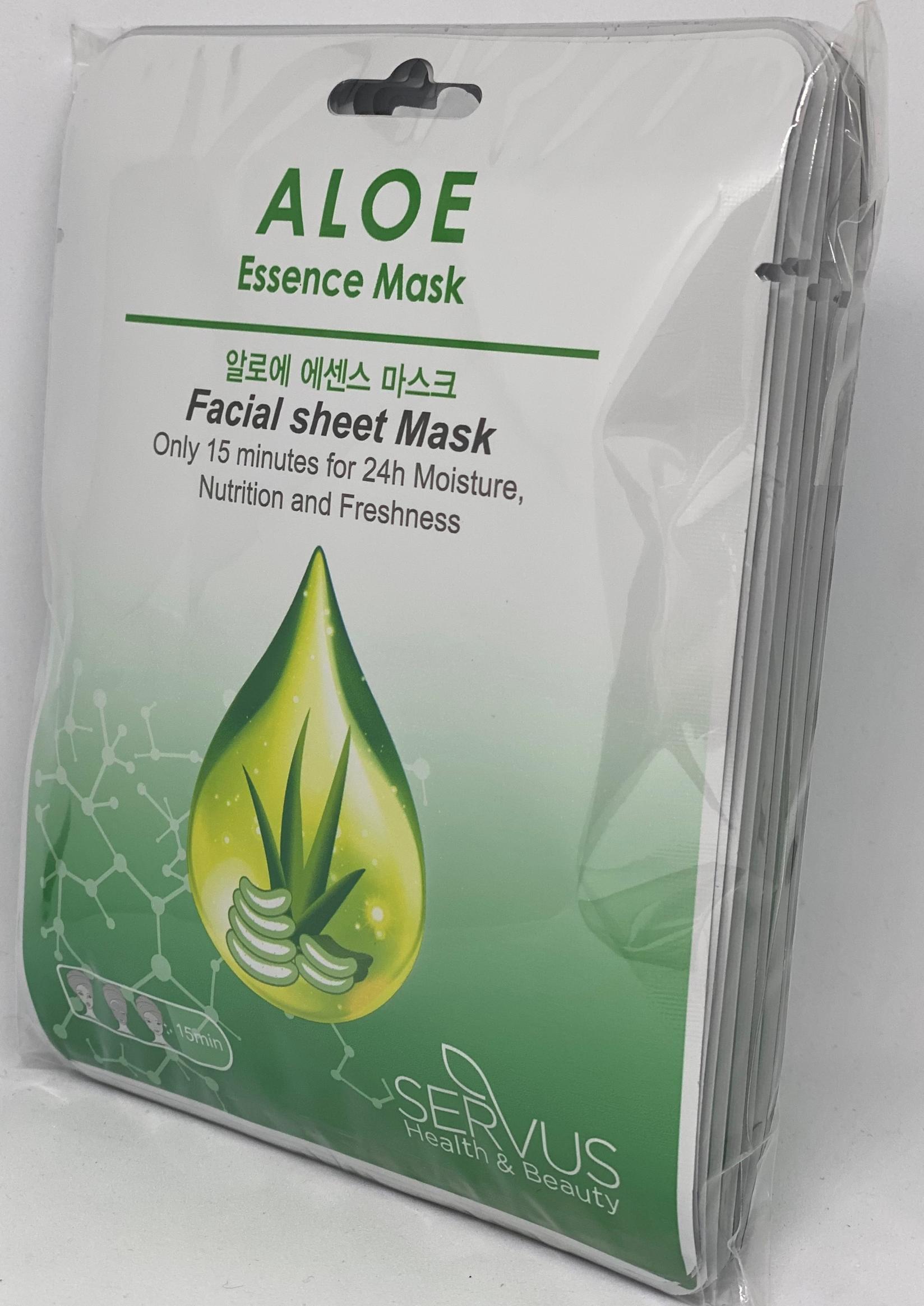 SERVUS HEALTH & BEAUTY Maska za lice Aloe 25ml 10/1