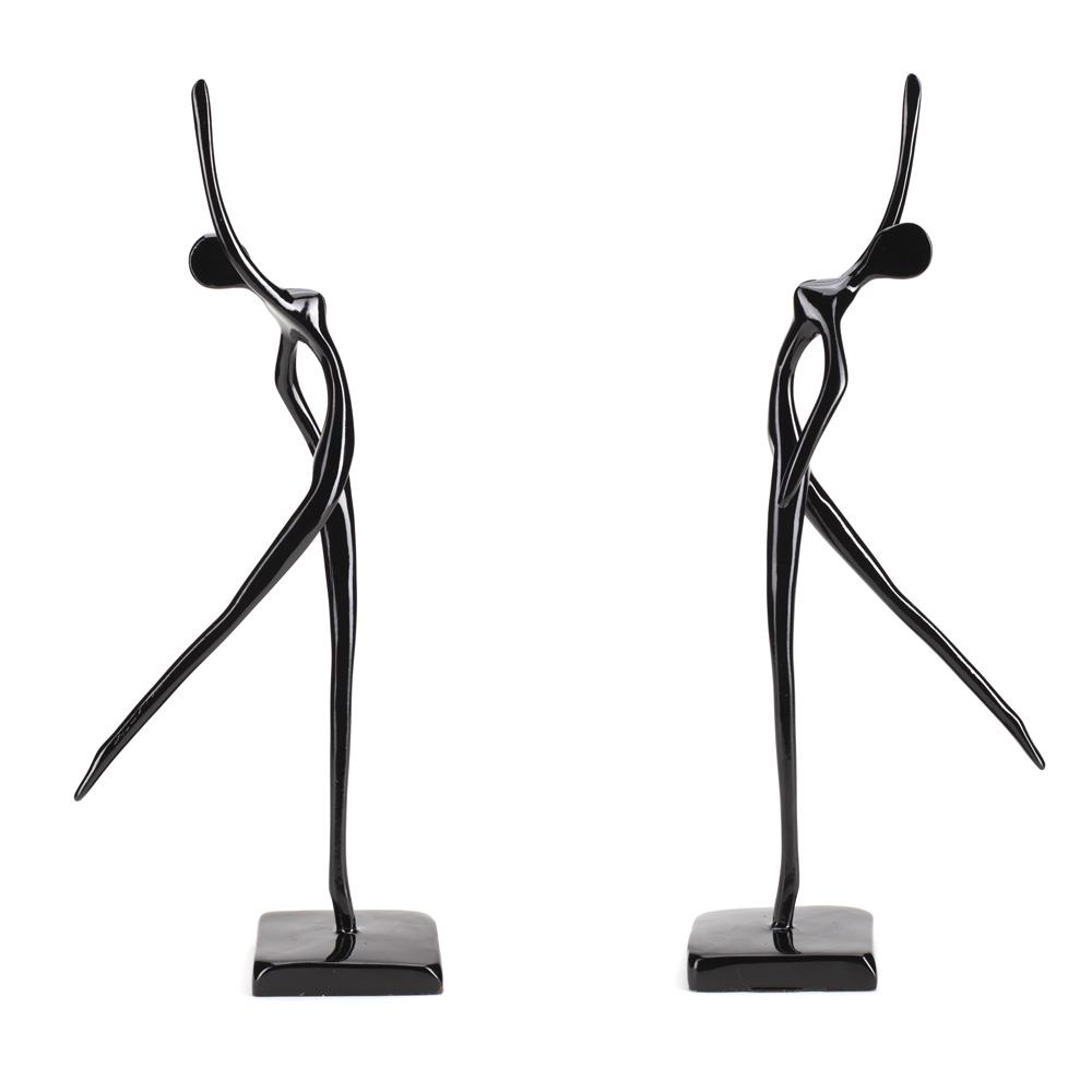 DIKER HOME Elegantna figura joga, Crna