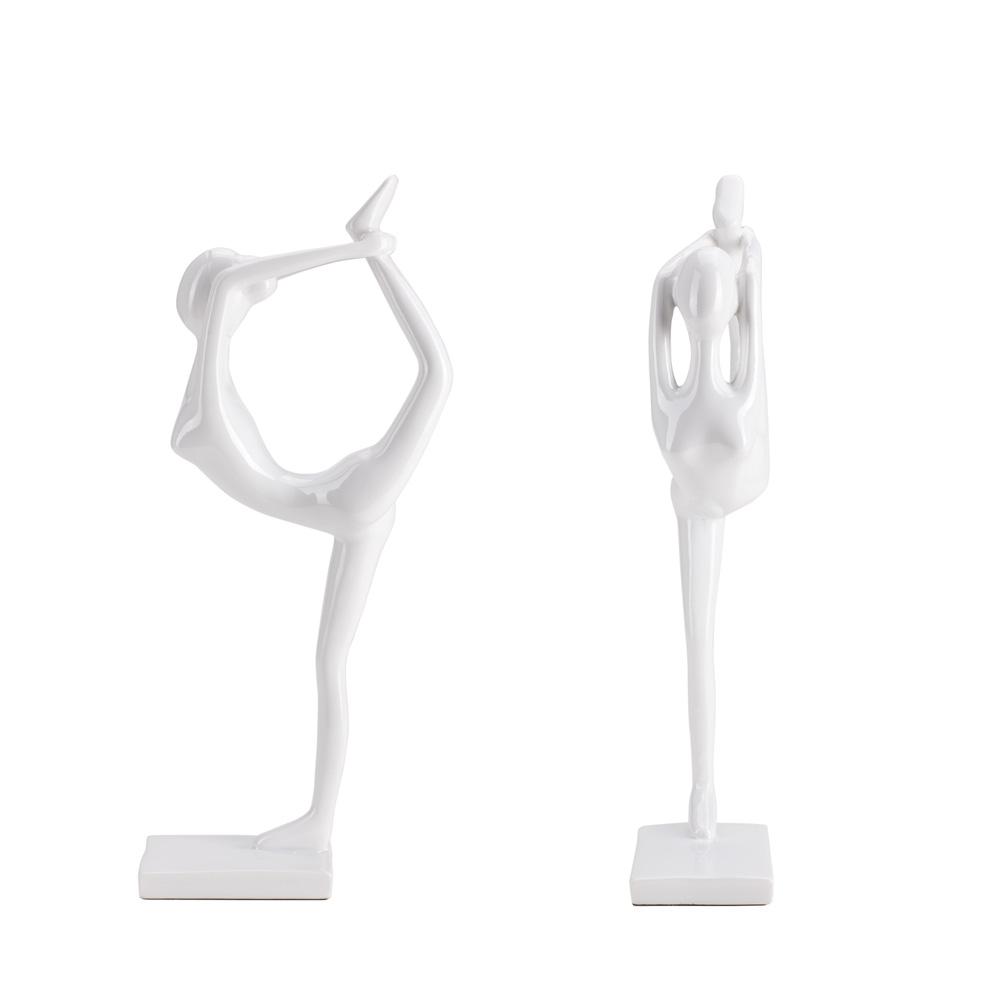 DIKER HOME Elegantna figura devojke, Bela