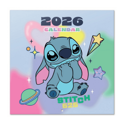 Grupo Erik Editores S. L. Zidni kalendar Lilo and Stitch  Disney 2026, 30x30 cm