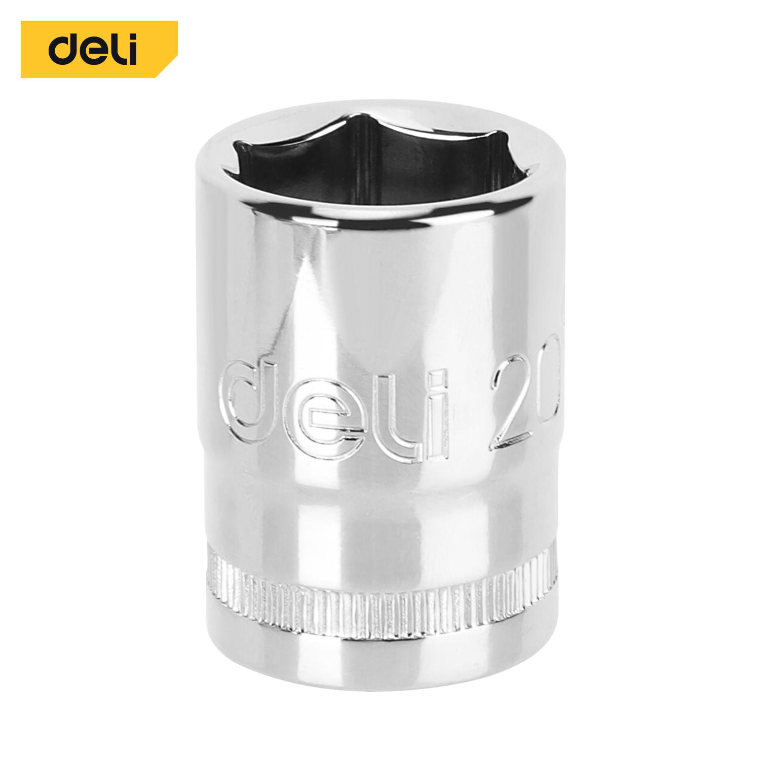 DELI Ključ nasadni 1/2" kratki 20mm