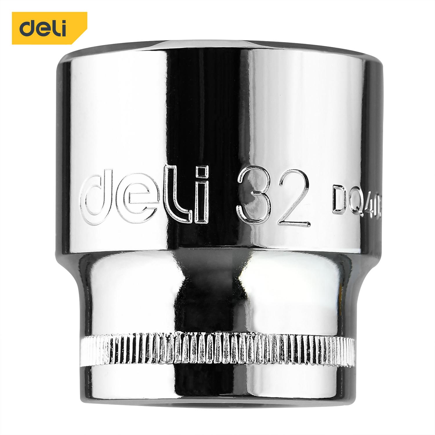 DELI Ključ nasadni 1/2" kratki 32mm