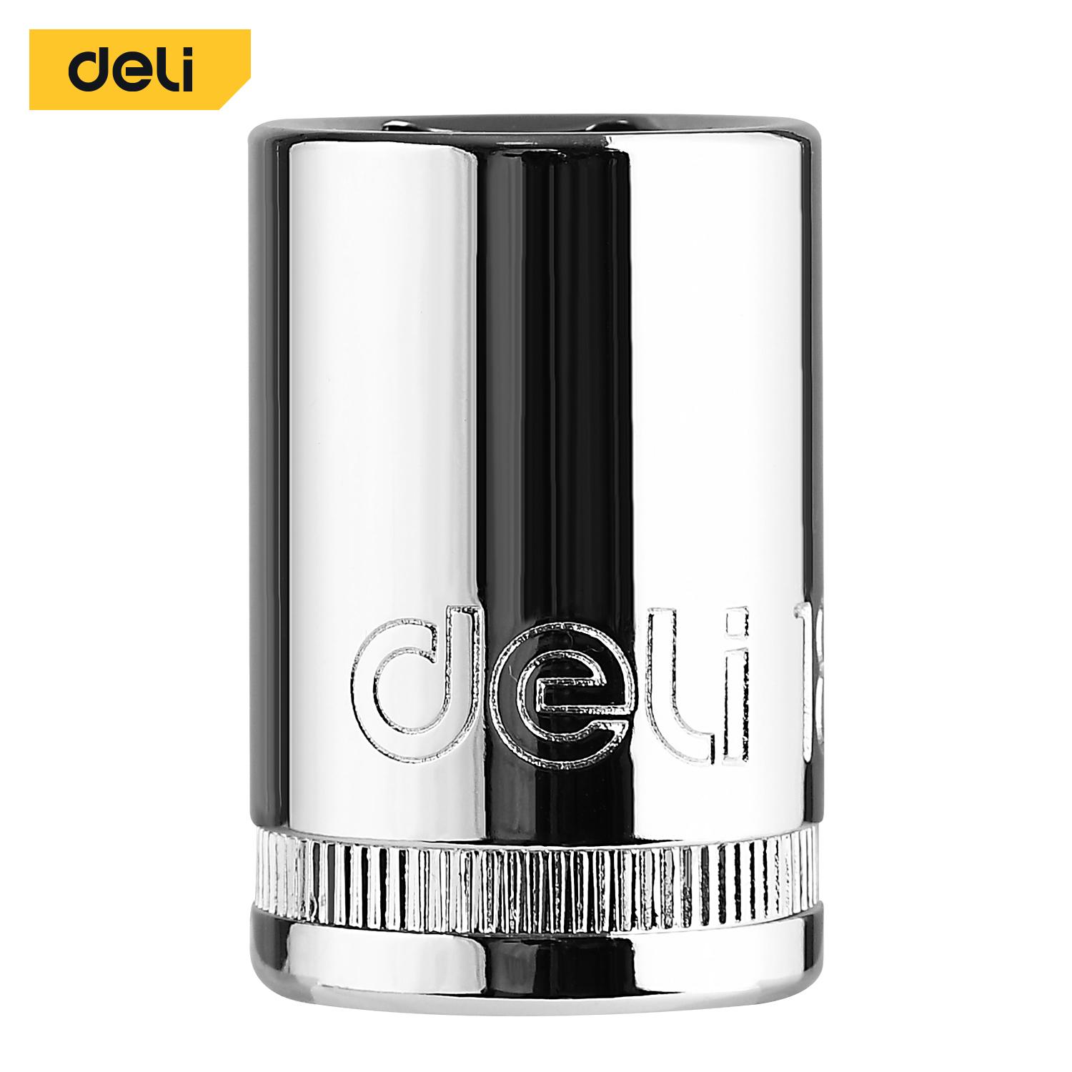 DELI Ključ nasadni 1/2" kratki 18mm