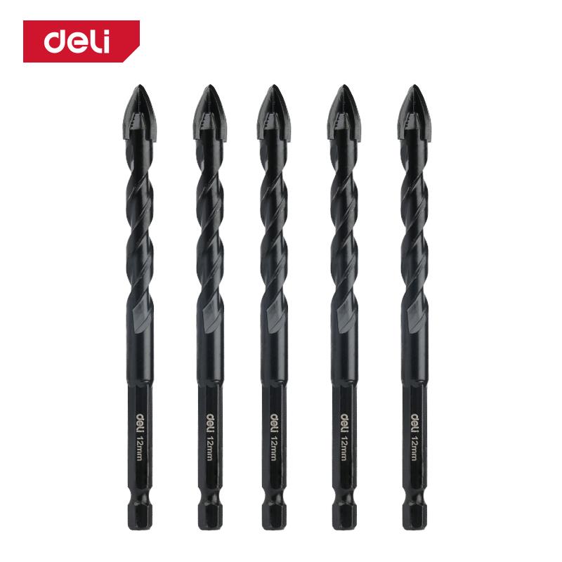 DELI ALATI Burgija za staklo i keramiku EDH-CZZ012-E1, 12mm, 5 komada