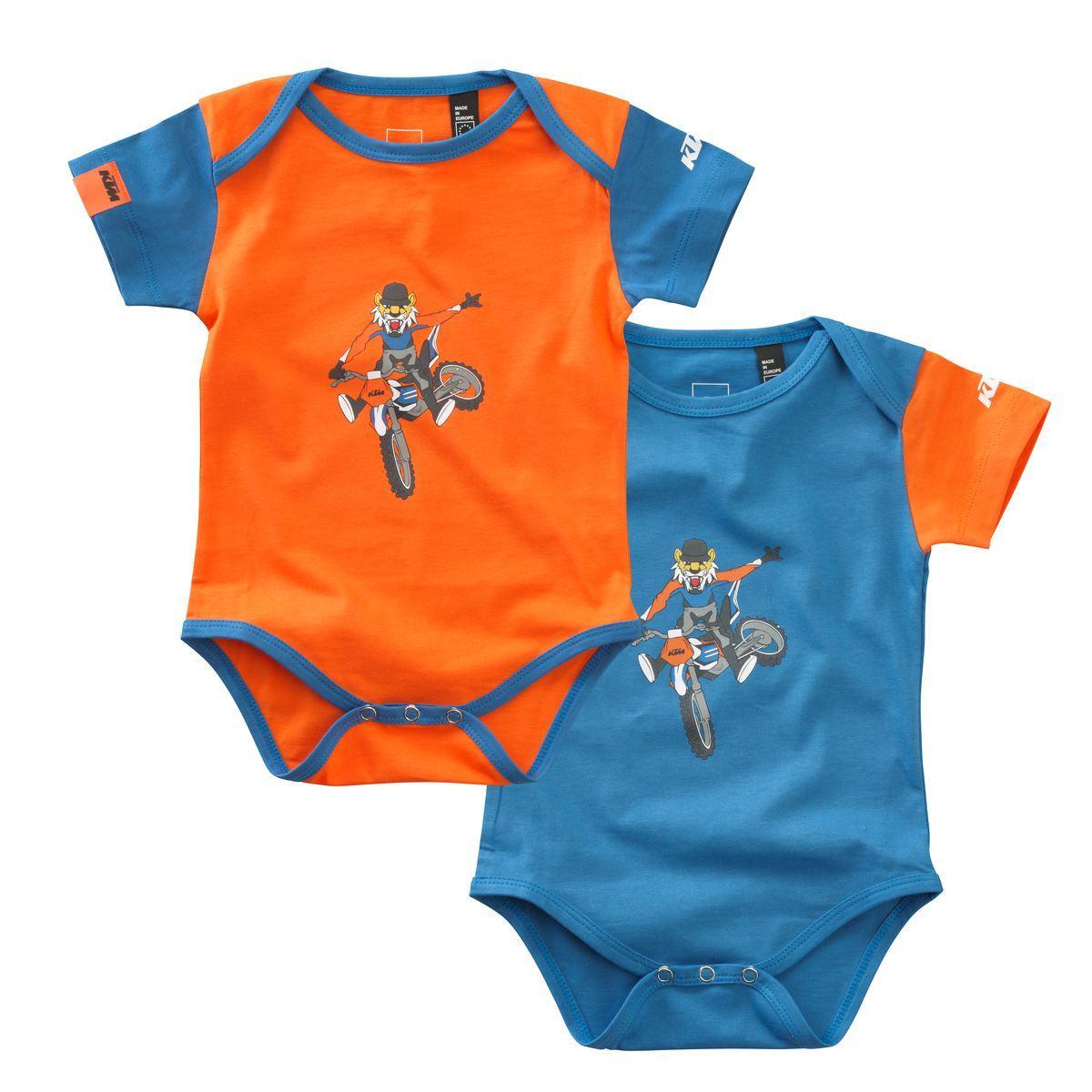 KTM-MOTO Bodi za bebe 2/1 Radical plavi i narandžasti