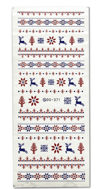 Sličice za nokte, Novogodišnje