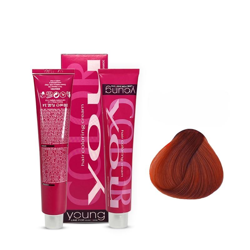 YOUNG Farba za kosu No 7.64, Red Copper Blond, 100ml