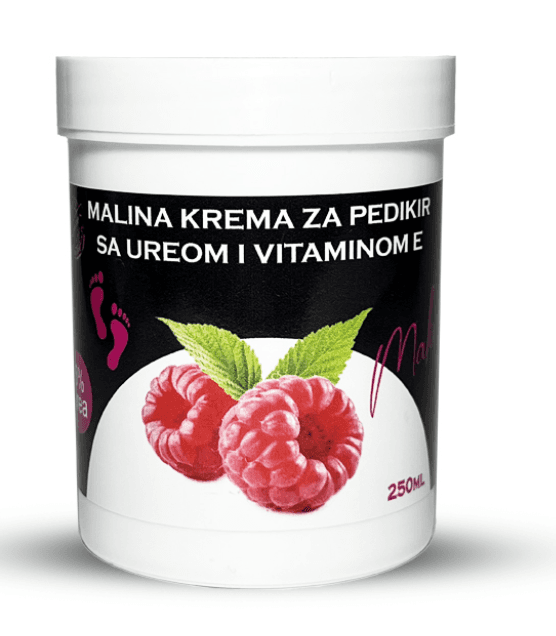 Krema za pedikir Malina, 250 ml