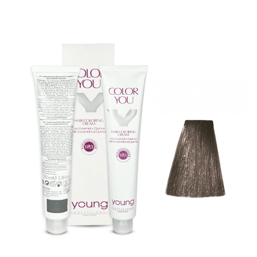 YOUNG Farba za kosu No 7.91 Ice chestnut blond, 100ml