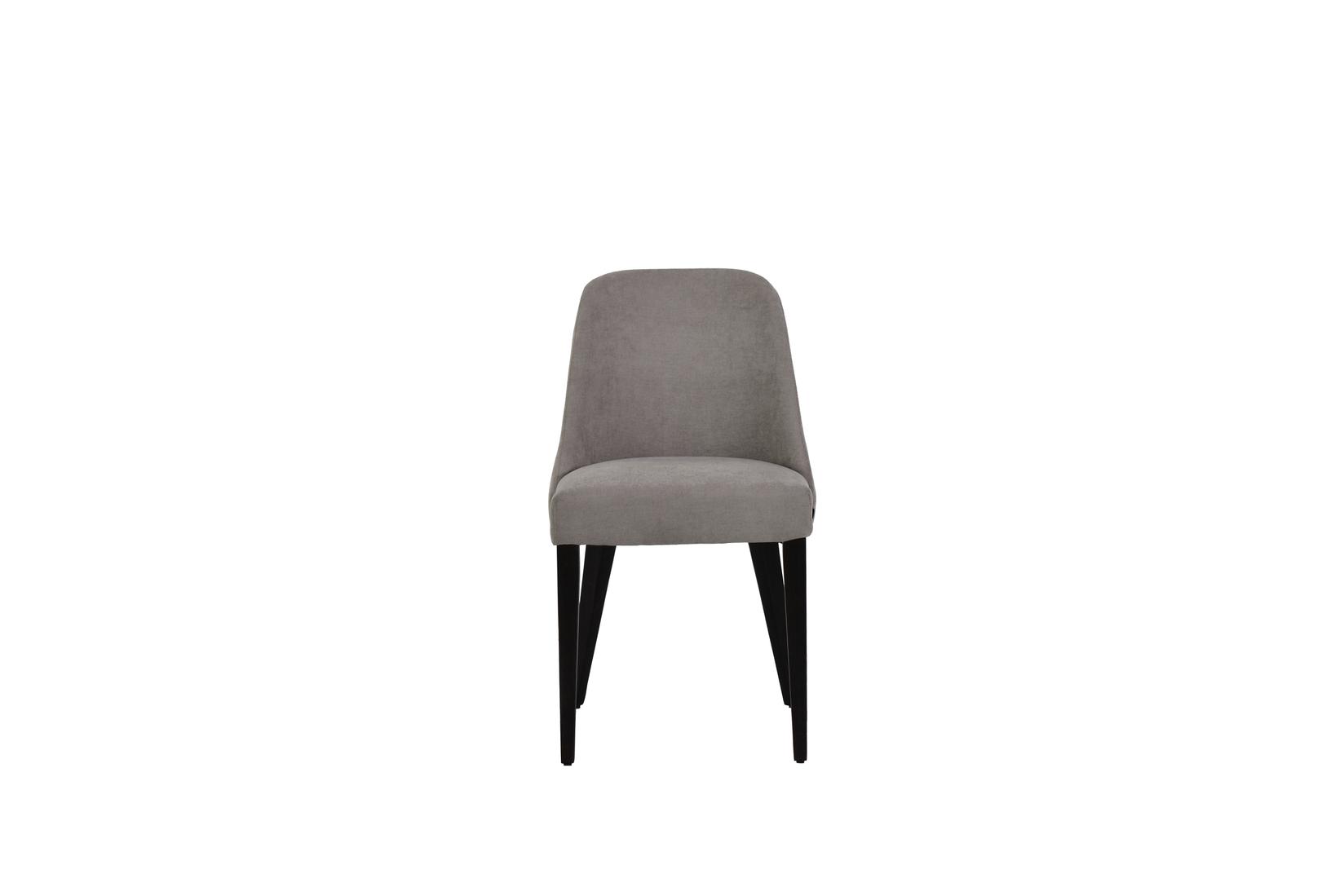 Detal Ružica Trpezarijska stolica Svetlosiva