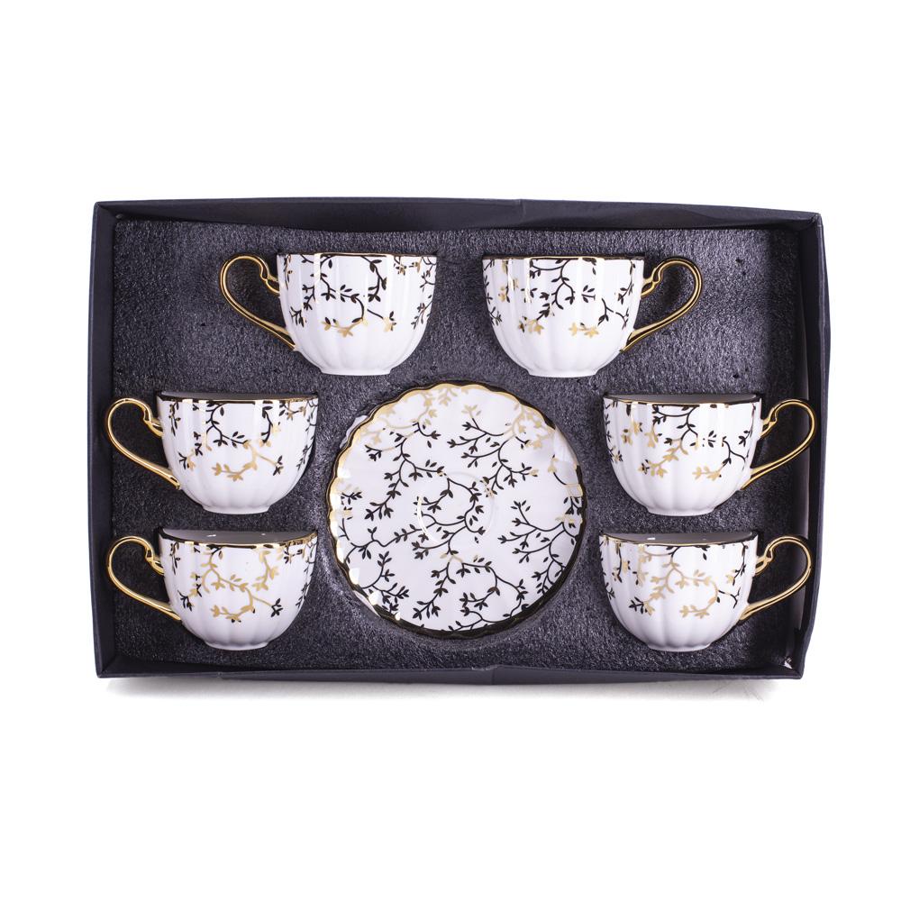 DIKER HOME Porcelanske šolje, 6 komada, Bele