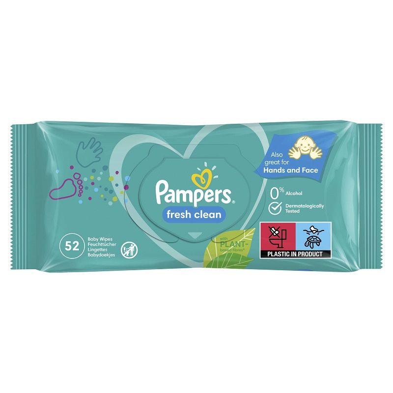 Selected image for PAMPERS Vlažne maramice Wipes Fresh Clean 52/1