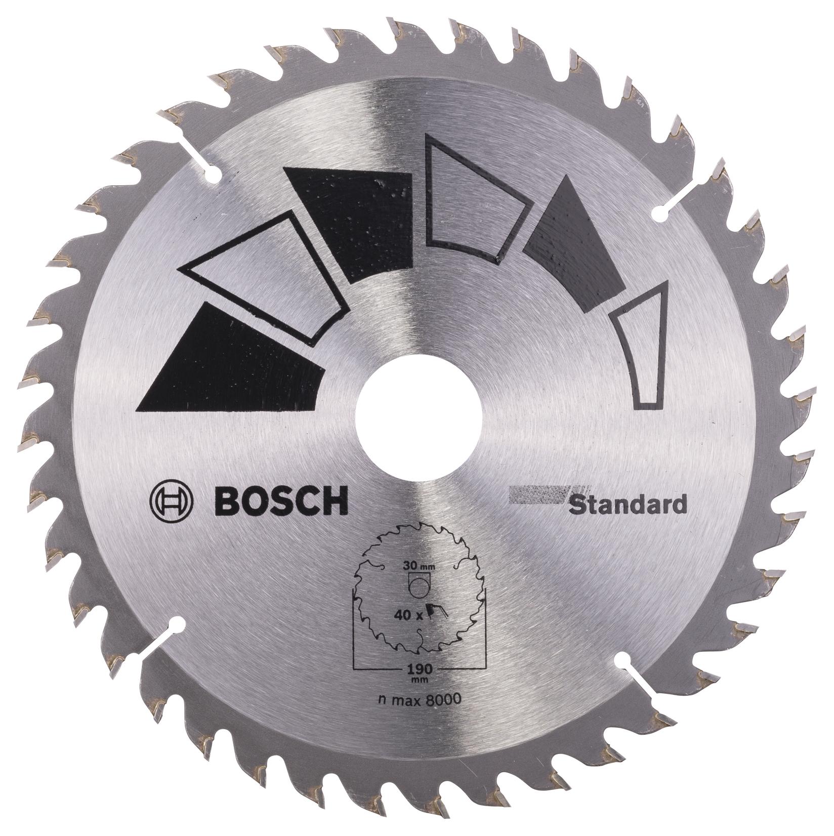 Selected image for Bosch List kružne testere STANDARD190x2.2x30/24,Z40 2609256821