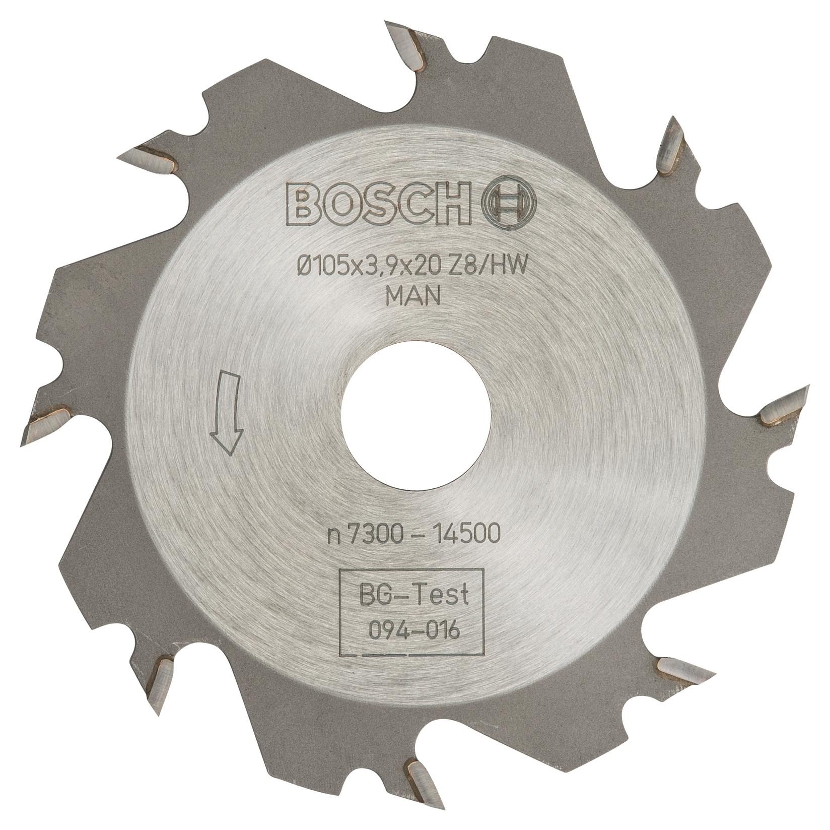 Bosch Pločasto glodalo 3608641008, 8, 20 mm, 4 mm