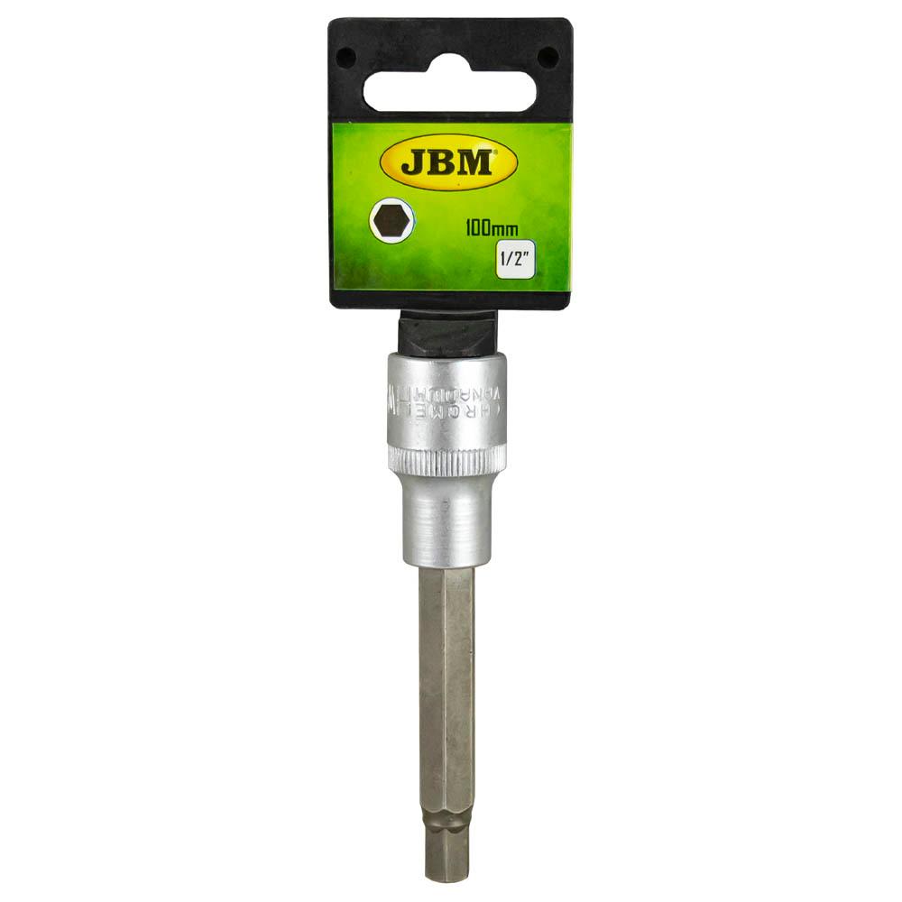 JBM Nasadni ključ sa bitom 1/2", H7, L=100mm, 6-ugaoni