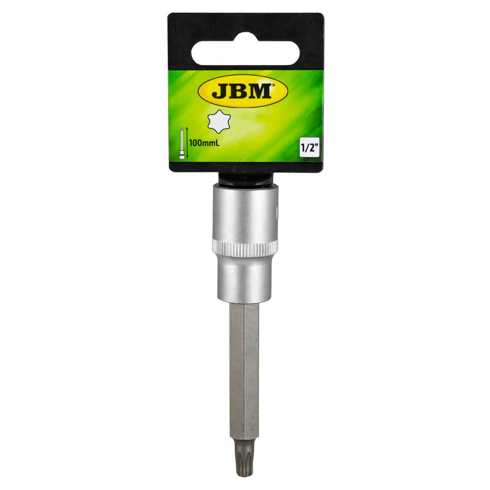 JBM Nasadni ključ sa bitom 1/2", T60 torx, L=100mm, 6-ugaoni