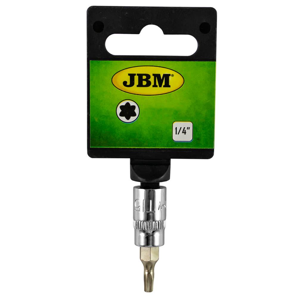JBM Nasadni ključ sa bitom 1/4", T25 torx hrom