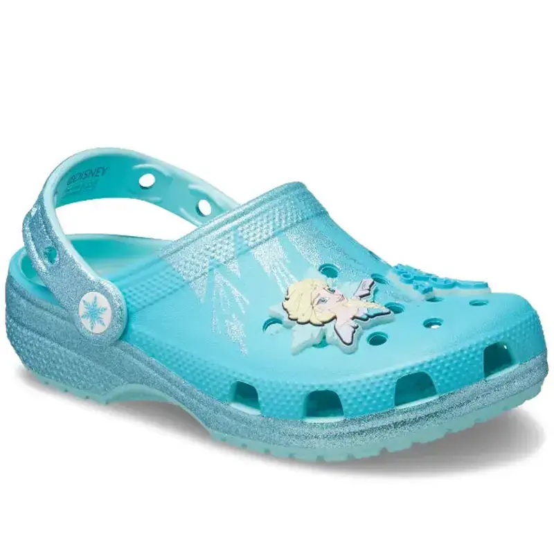 Crocs Papuče za devojčice Frozen Elsa Classic, Plave